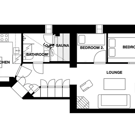 Design District Gem, Private Sauna Appartement Helsinki